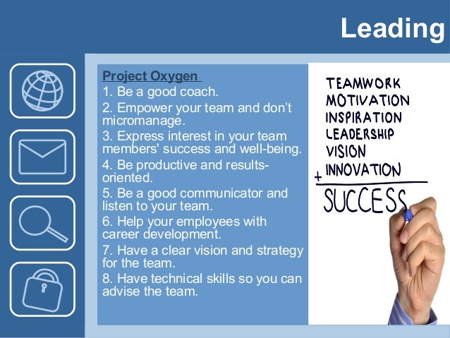 google project oxygen 2015-12-21 google’s new manager program facilitator guide introduce project oxygen manager behaviors debrief mindset & values 60. google project oxygen 2015-12-21 google’s new manager program facilitator guide introduce project oxygen manager behaviors debrief mindset & values 60.