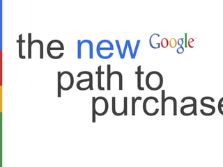 the new
path to
purchase
 