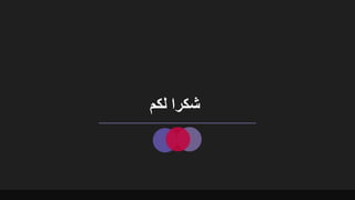 ‫لكم‬ ‫شكرا‬
 