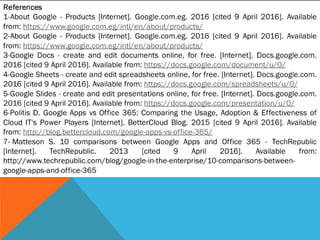 Google Office tools | PPTX