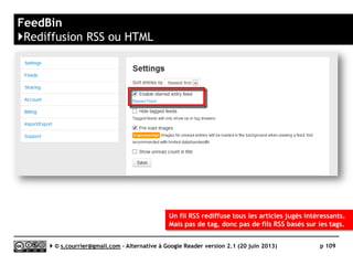 CommaFeed
}Affichages
Serge Courrier ►► 2014 ►► 109
List view
Expanded view
 
