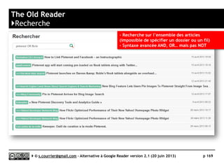 Feedspot
}Partager des articles avec ses abonnés (1/4)
Serge Courrier ►► 2014 ►► 169
D’abord trouver ses « amis » via son carnet d’adresse ou une liste de courriels
 