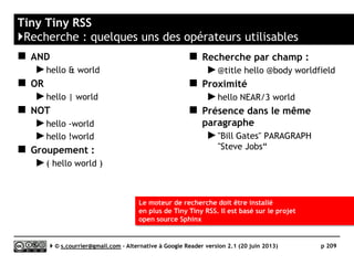 InoReader
}Ajout (1/2)
Serge Courrier ►► 2014 ►► 209
 