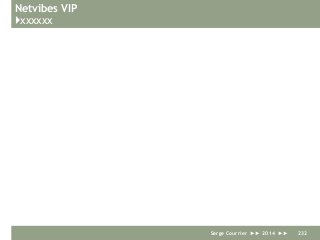 Netvibes VIP
}xxxxxx
Serge Courrier ►► 2014 ►► 232
 