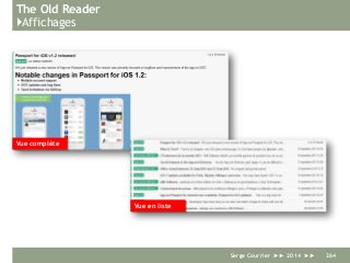 The Old Reader
}Affichages
Serge Courrier ►► 2014 ►► 264
Vue complète
Vue en liste
 