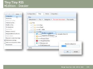 Tiny Tiny RSS
}Edition - Dossier
Serge Courrier ►► 2014 ►► 319
 