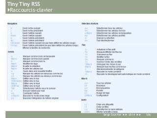 Tiny Tiny RSS
}Raccourcis-clavier
Serge Courrier ►► 2014 ►► 326
 