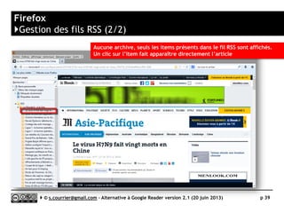 GESTIONNAIRE DE COURRIER
ÉLECTRONIQUE
L
Serge Courrier ►► 2014 ►► 39
 