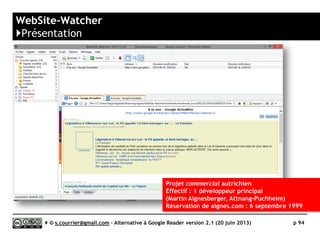 AOL Reader
}Affichages
Serge Courrier ►► 2014 ►► 94
Affichage Liste
Affichage Carte
Affichage détaillé
Affichage Volet
 