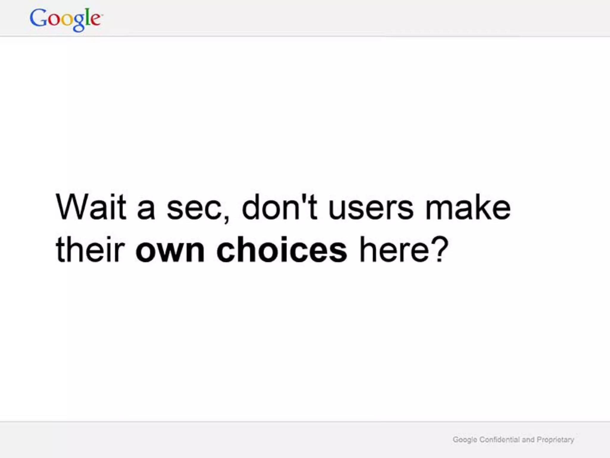 Google Deck on Digital Wellbeing 'A Call to Minimize Distraction and Respect Users' Attention'