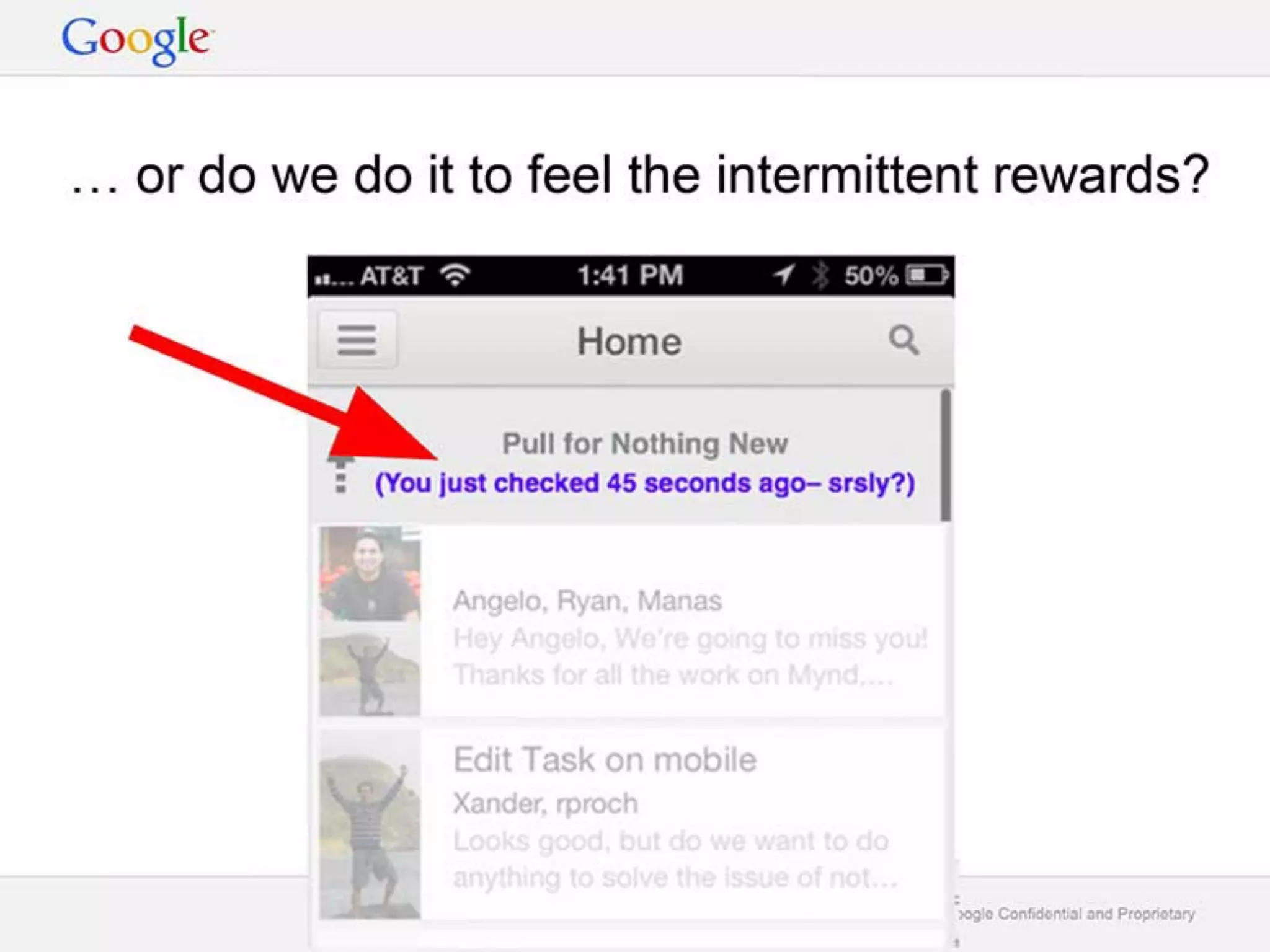 Google Deck on Digital Wellbeing 'A Call to Minimize Distraction and Respect Users' Attention'
