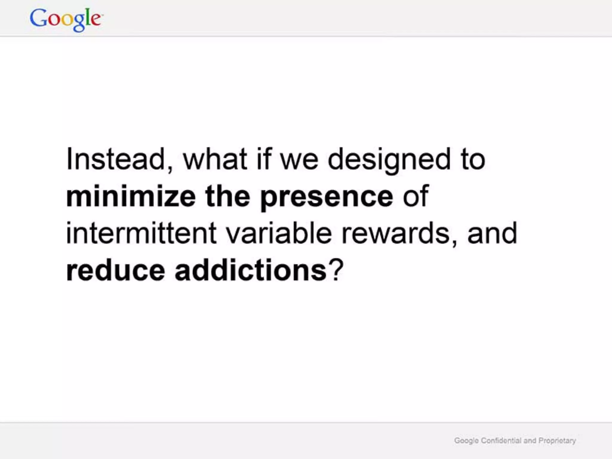 Google Deck on Digital Wellbeing 'A Call to Minimize Distraction and Respect Users' Attention'