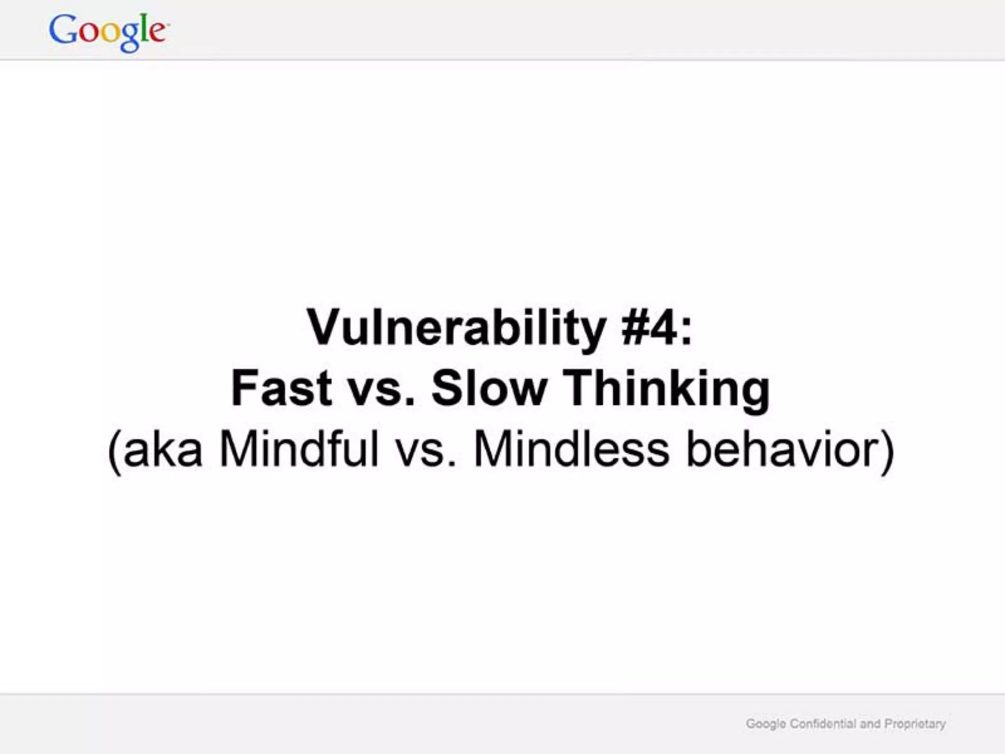 Google Deck on Digital Wellbeing 'A Call to Minimize Distraction and Respect Users' Attention'