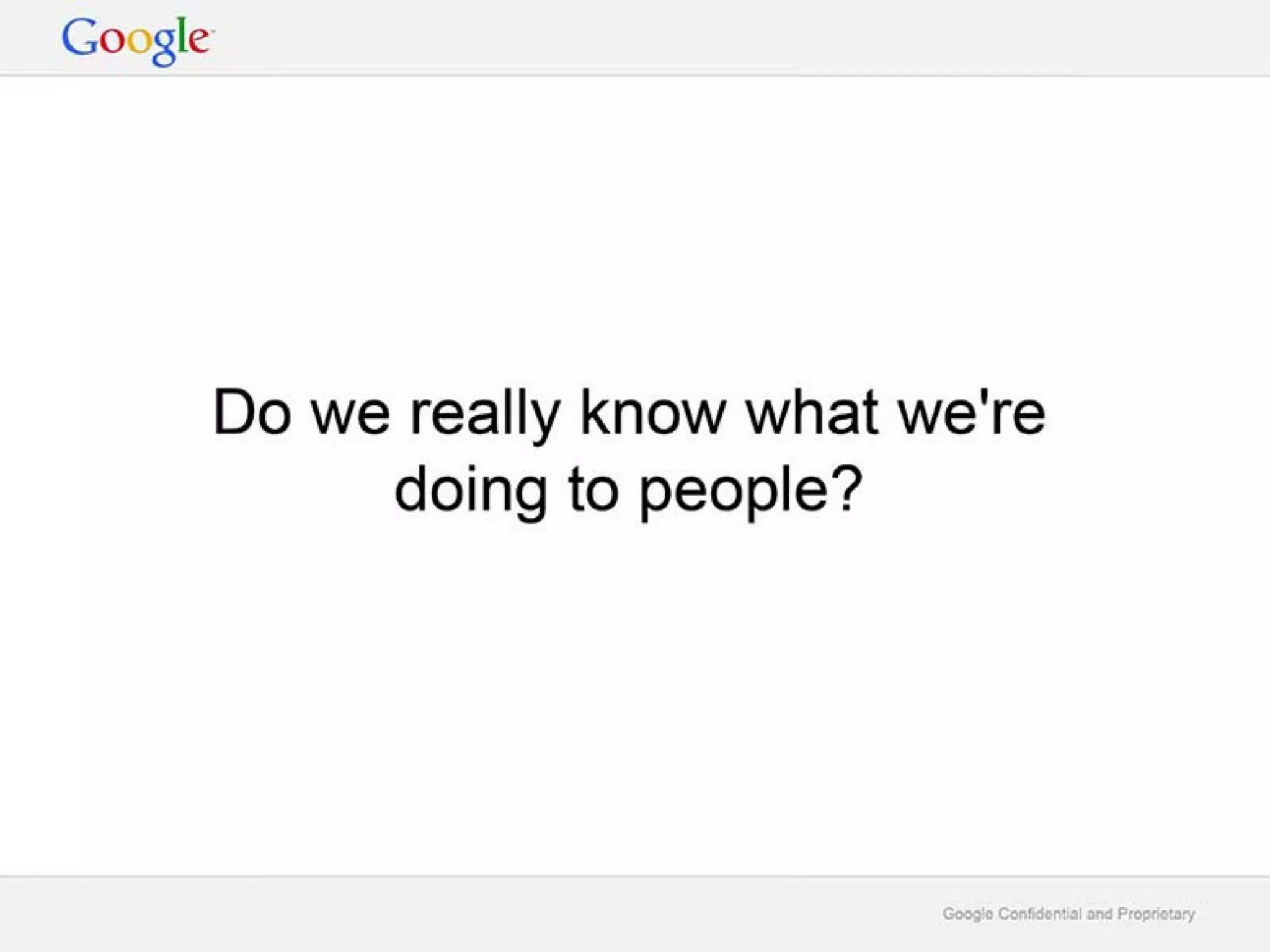 Google Deck on Digital Wellbeing 'A Call to Minimize Distraction and Respect Users' Attention'