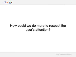 Google Deck on Digital Wellbeing 'A Call to Minimize Distraction and Respect Users' Attention'