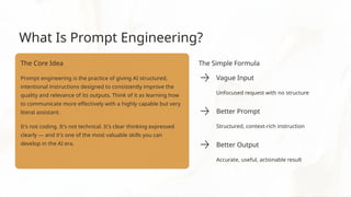 Strategic Prompt Engineering Mastering Google AI Prompt Engineering for Smarter Workflows and ...