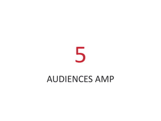 AUDIENCES AMP
5
 