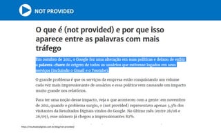 NOT PROVIDED
https://resultadosdigitais.com.br/blog/not-provided/
 