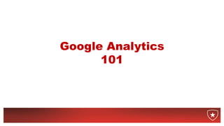 Google Analytics
101
 