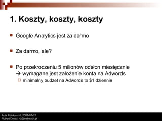 adwords koszty