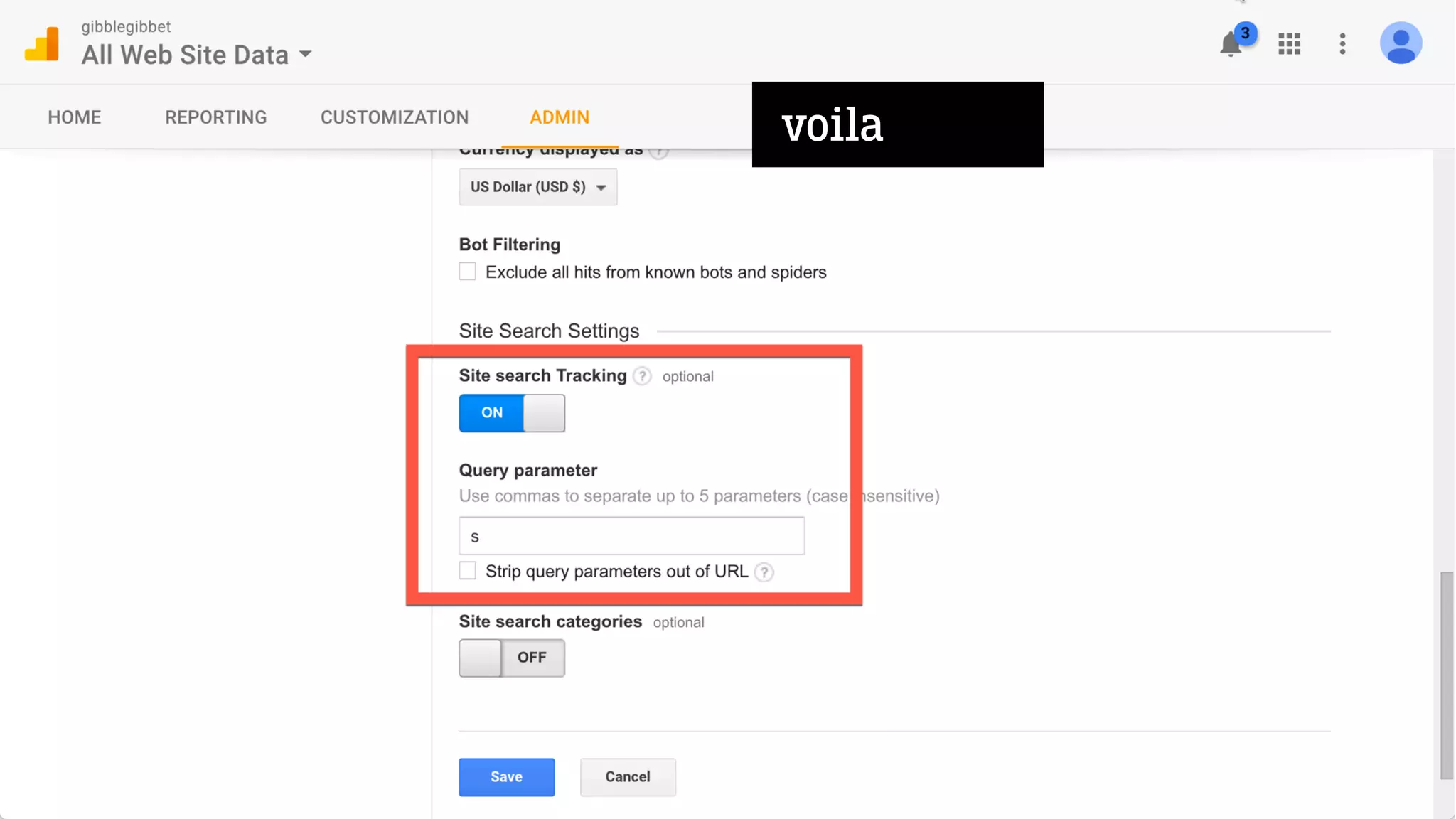 Look at the URL of the search
results page. In this case, “s” is
the query a‫﬙‬ribute.
voila
 