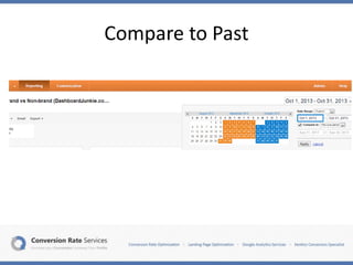 Compare to Past
 