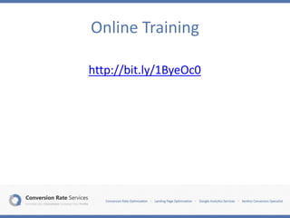 Online Training
http://bit.ly/1ByeOc0
 