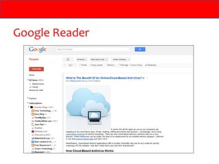 Google Reader
 
