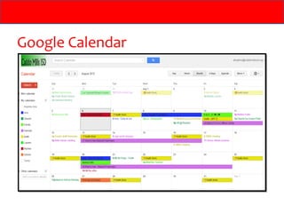 Google Calendar
 