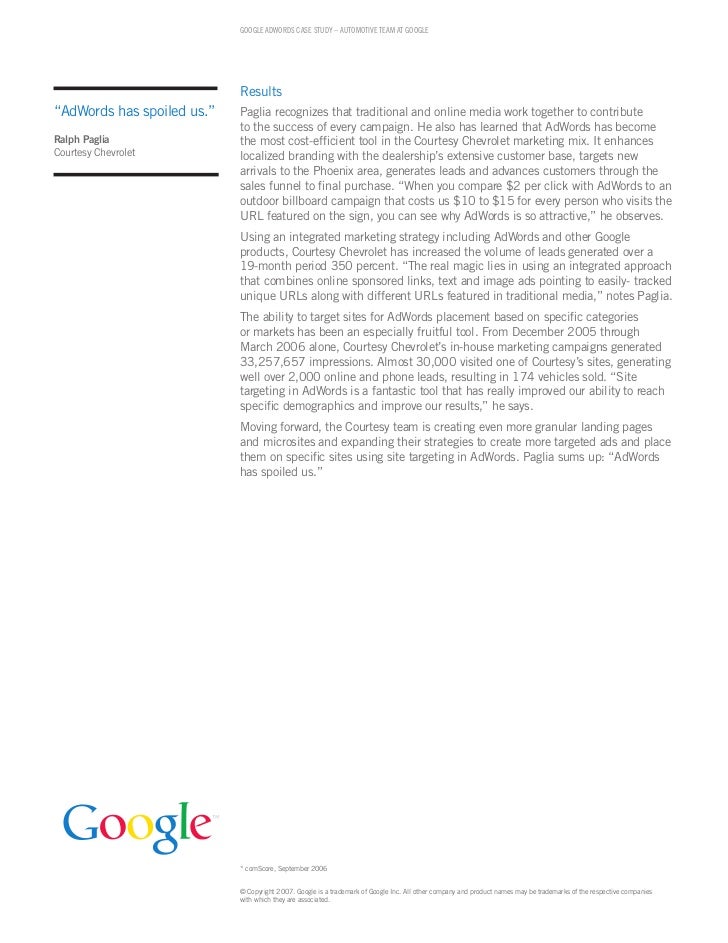 Case study on automobile parts image