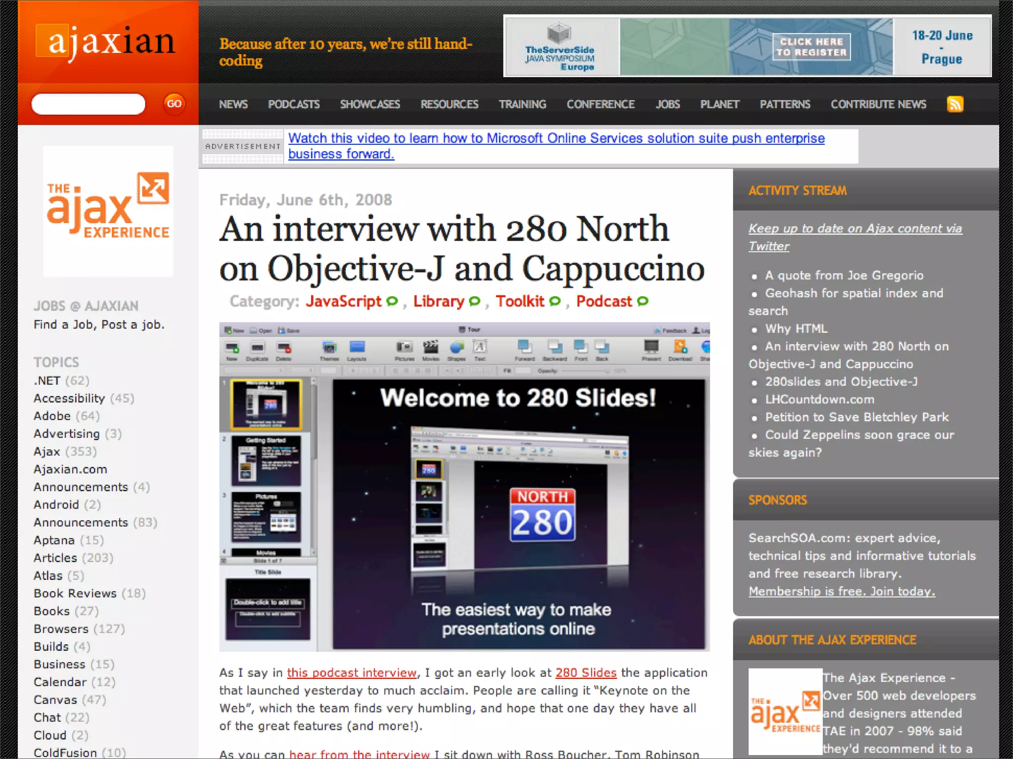 Google Back To Front: From Gears to App Engine and Beyond