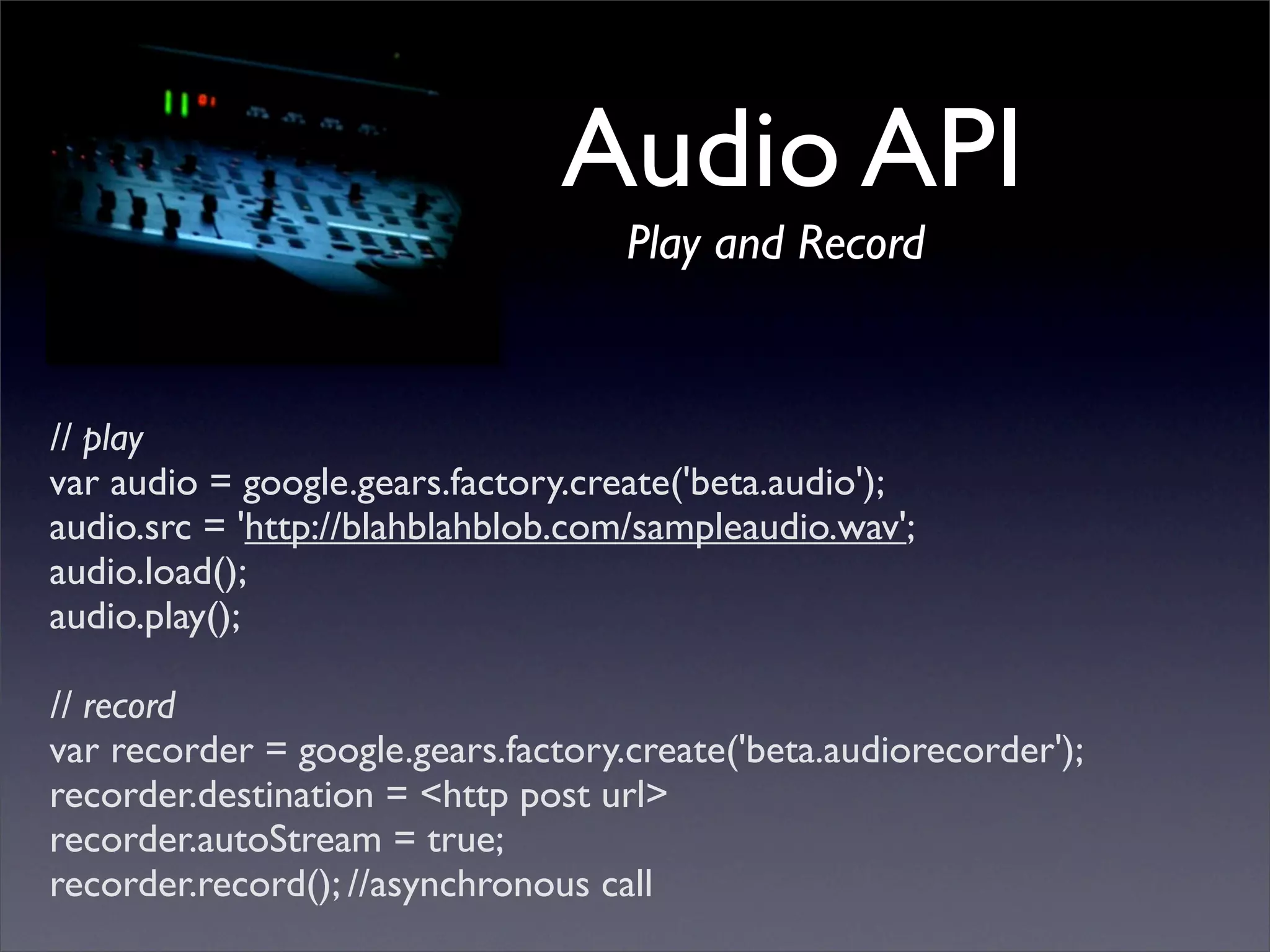 Google Back To Front: From Gears to App Engine and Beyond