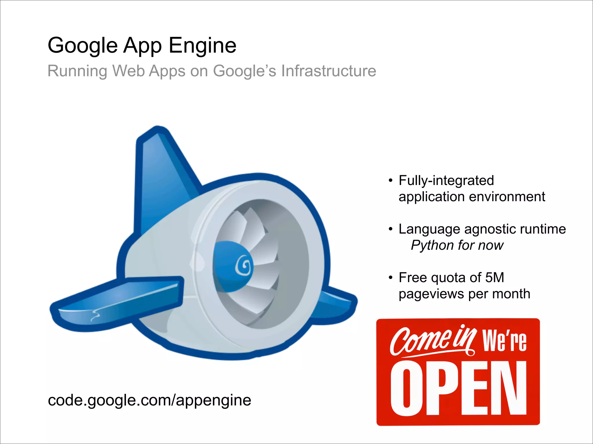 Google Back To Front: From Gears to App Engine and Beyond