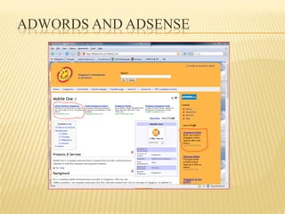 ADWORDS AND ADSENSE
 