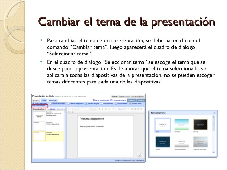 Google Docs Presentaciones