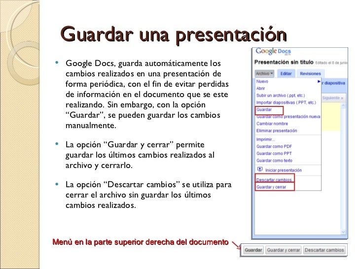 google docs presentaciones