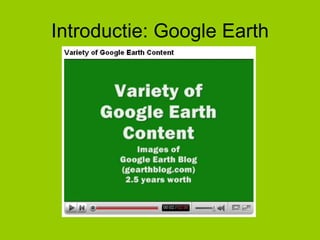 Introductie: Google Earth 