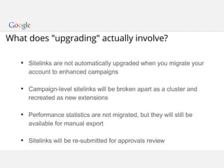 Google Enhanced Campaigns