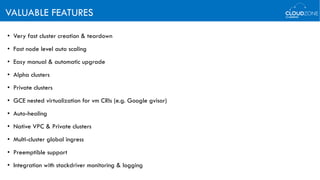 Google Kubernetes Engine Deep Dive Meetup | PDF
