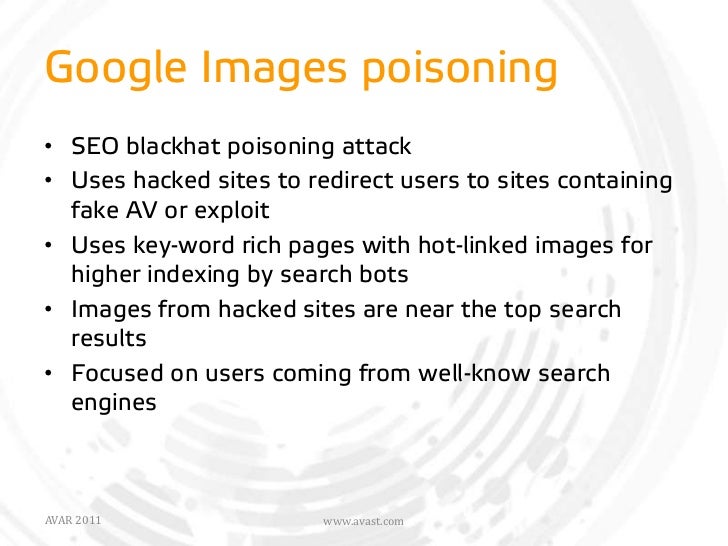 Poisoning Google images Slide 3