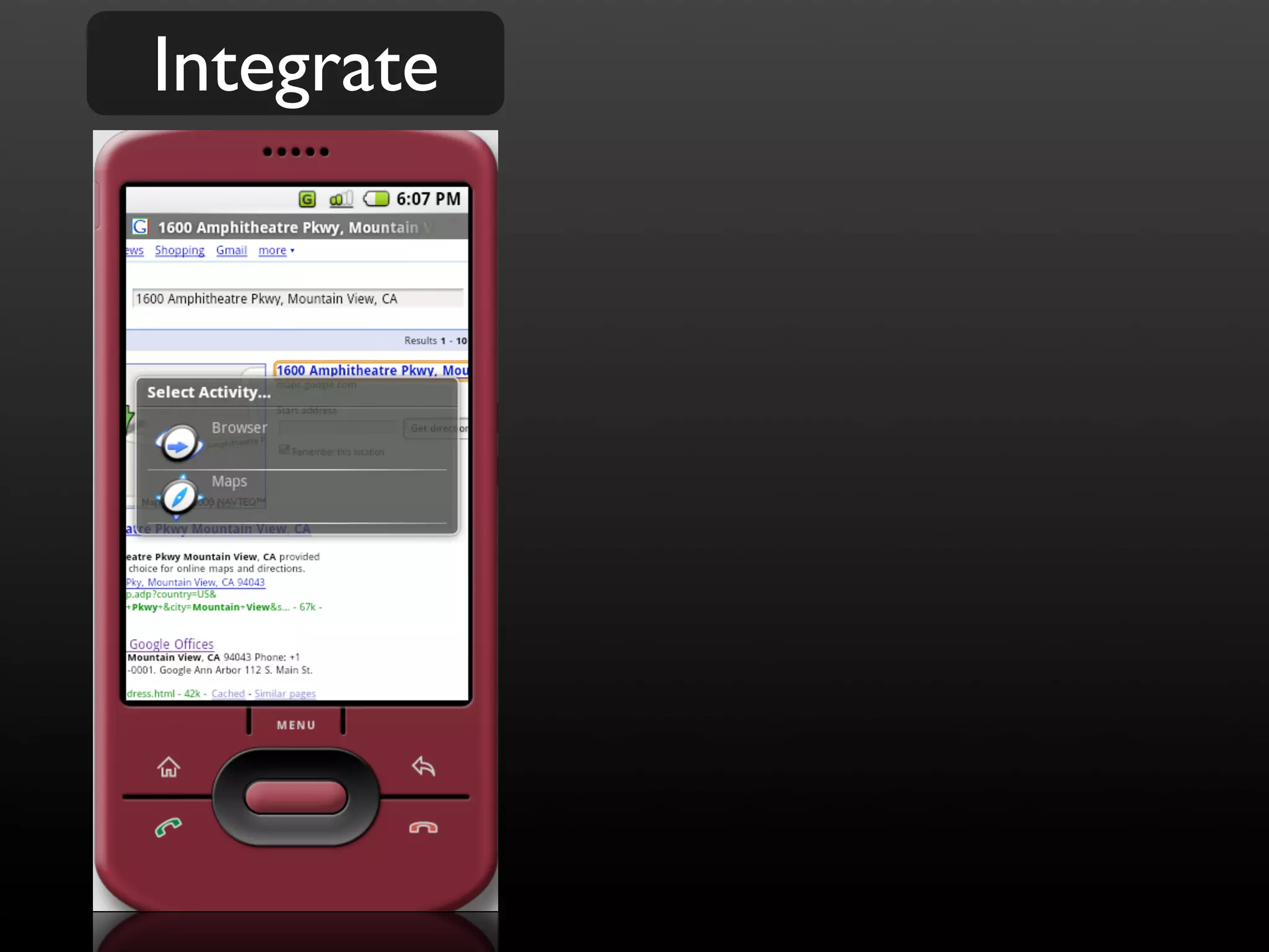 Integrate
 