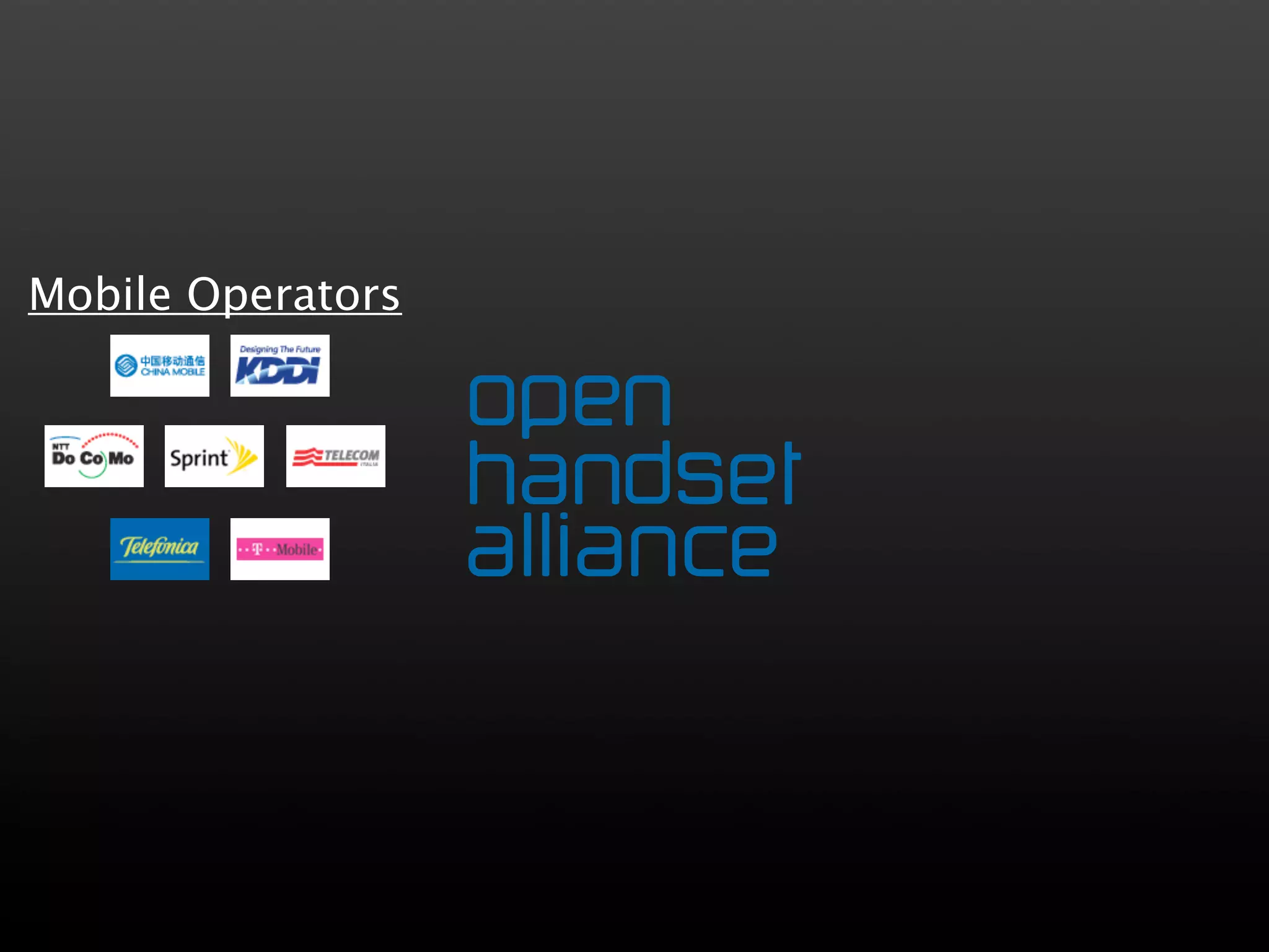 Mobile Operators
 