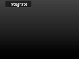Integrate
 