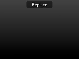 Replace
 
