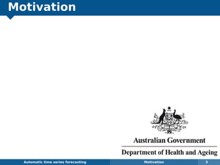 Motivation
Automatic algorithms for time series forecasting Motivation 3
 