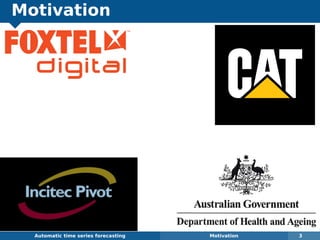 Motivation
Automatic algorithms for time series forecasting Motivation 3
 