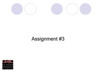 Assignment #3 
