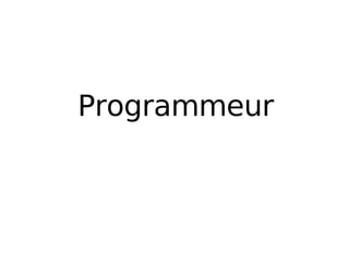 Programmeur 