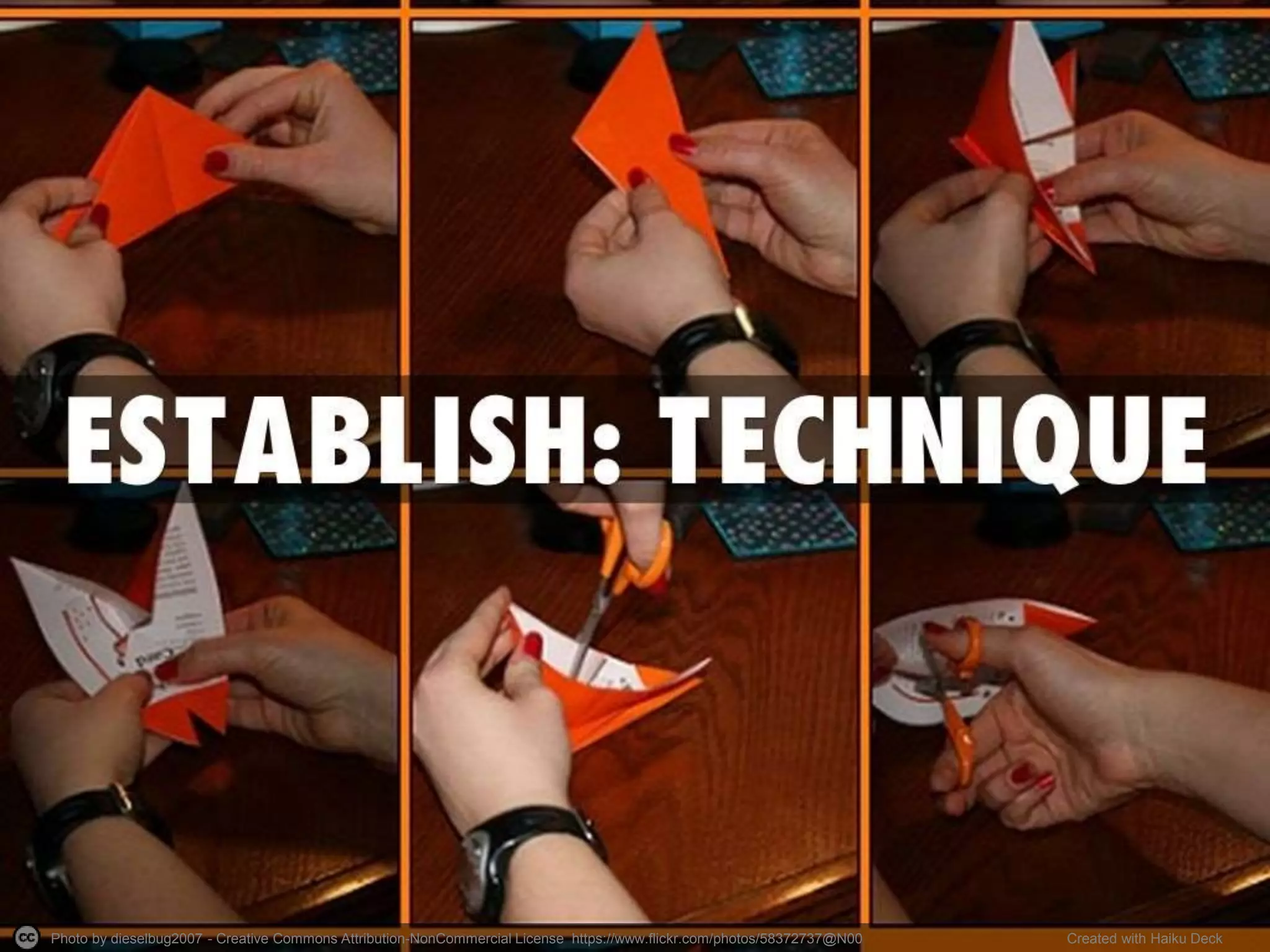 Photo by Origamiancy - Creative Commons Attribution License https://www.flickr.com/photos/39130140@N04 Created with Haiku Deck
 