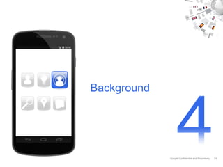 Background



                  4
             Google Confidential and Proprietary   24
 